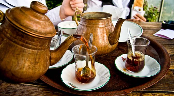تجارة الشاي في تركيا